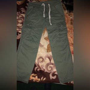 Vintage Green cargo true religion pants size 34w